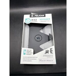 Pelican Voyager Magnetic Phone Case for iPhone 14 iPhone 13 Black